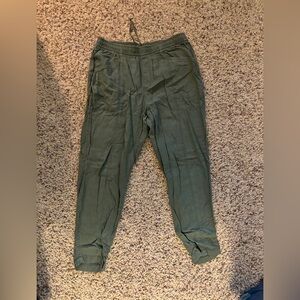 Old Navy Women’s Green Linen Pants